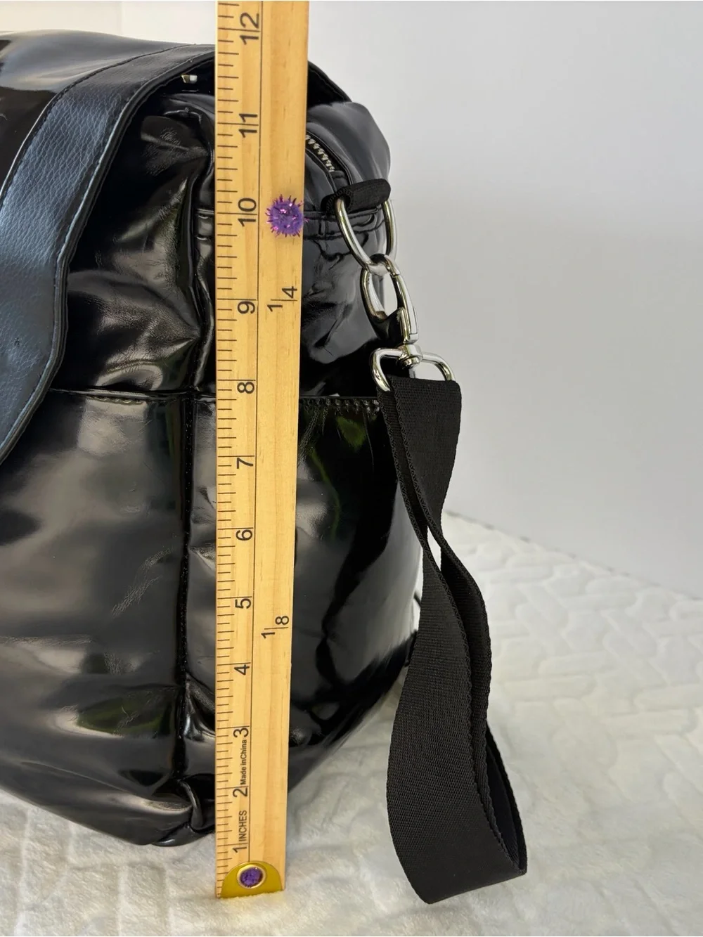 Adelina Madelina Whimsygoth Diaper Bag with stroller hooks and changing pad